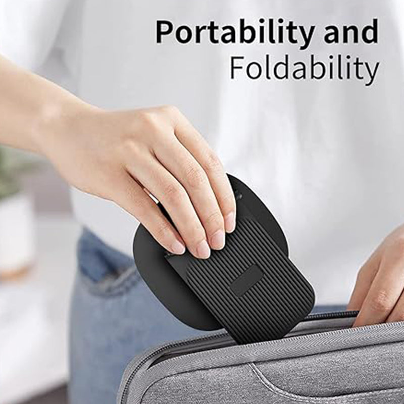 Mobile Stand Foldable & 360° Rotatable Mobile Stand Multiple Height & Angle Adjustments, Stable Metallic Round Base Weight of Any Phone or Tablet (1 Pc)